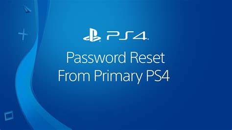 sony playstation password reset|reset ps4 account password.